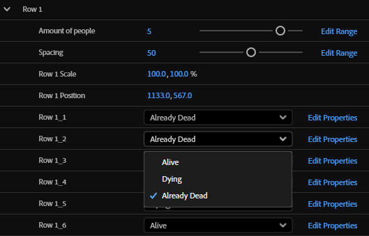 The template controls The template controls